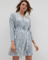 GLOBAL PAISLEY GRAND C - Short Robe | Soma