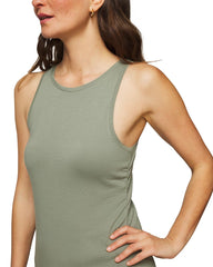 RESTORATION GREEN - Shirred Side Pajama Tank | Soma