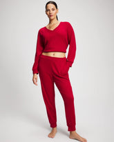 PAINT THE TOWN RED - Banded Pajama Bottom | Soma
