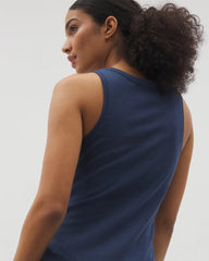 INK BLUE - Ruched Pajama Tank | Soma