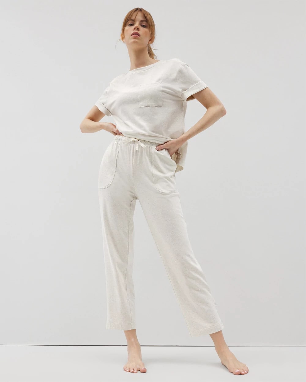 HEATHER CRYSTAL - Crop Pajama Pants | Soma