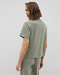 HEATHER HIGHLANDS - Button-Front Pajama Tee | Soma