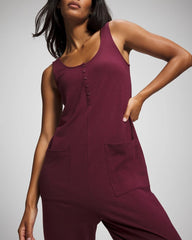 VELVET PLUM - Henley Jumpsuit | Soma