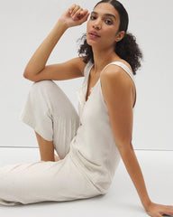 HEATHER CRYSTAL - Henley Jumpsuit | Soma