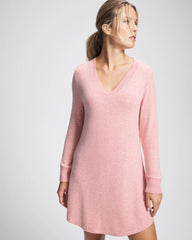CAMEO PINK/DUSTY ROSE - Long Sleeve Sleepshirt | Soma