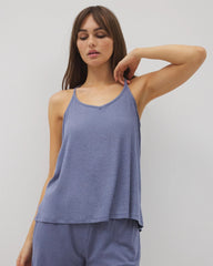 HEATHER DUSK - Lightweight Rib Knit Pajama Cami | Soma