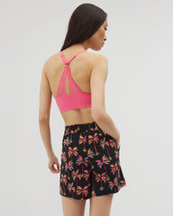 SHAKE YOUR PALM PALMS BLK - Long Pajama Shorts | Soma
