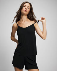 BLACK - V-Neck Pajama Cami | Soma