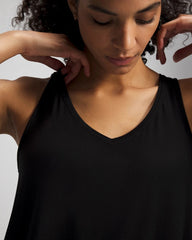 BLACK - V-Neck Pajama Tank | Soma