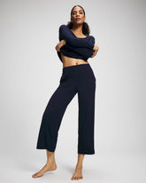 NIGHTFALL NAVY - Cropped Pajama Pants | Soma