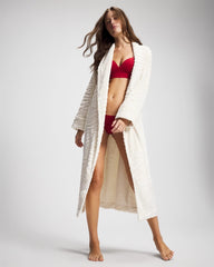 CHAMPAGNE DREAMS - Textured Plush Long Robe | Soma