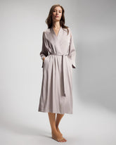 GRAY GLASS - Lace Long Robe | Soma