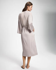 GRAY GLASS - Lace Long Robe | Soma
