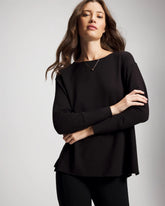 BLACK - Ultra Soft Fleece Dolman Top | Soma