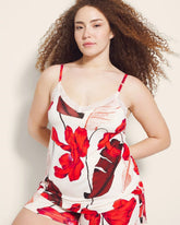 TROPIC LIKE ITS HOT WS - Lace Trim Pajama Cami | Soma