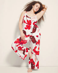 TROPIC LIKE ITS HOT WS - Lace Trim Pajama Cami | Soma