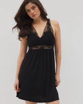 BLACK - Soft Support Lace Chemise | Soma