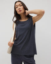 HEATHER ECLIPSE - Rib Knit Sleeveless Top | Soma