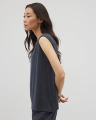 HEATHER ECLIPSE - Rib Knit Sleeveless Top | Soma