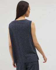 HEATHER ECLIPSE - Rib Knit Sleeveless Top | Soma