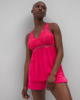 PERFECT PINK - Soft Support Lace Pajama Cami | Soma