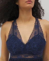 NIGHTFALL NAVY - Soft Support Lace Pajama Cami | Soma