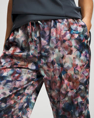 PETAL MOSAIC PETROL - Piped Pajama Pant | Soma