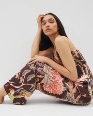 PARROT-DISO PLUME G FR - Piped Pajama Pant | Soma
