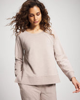 HEATHER MINK - Essential Terry Crewneck Sweatshirt | Soma
