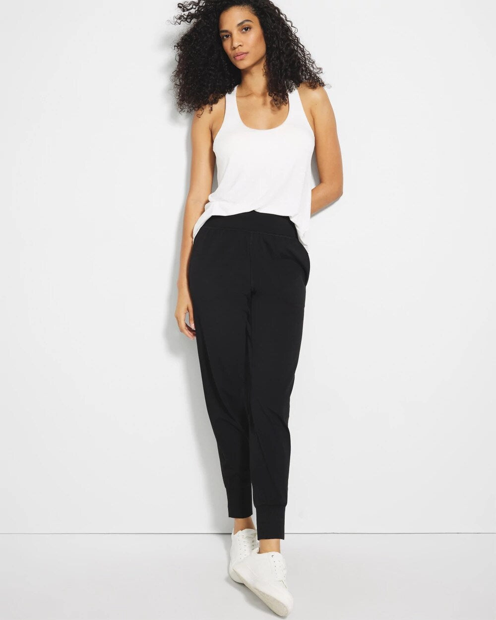 BLACK - 24/7 High-Waist Joggers | Soma