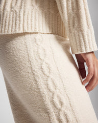 PARCHMENT - Cable Knit Plush Ankle Pant | Soma