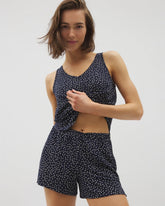 DOT OBSESSED NAVY - Pajama Shorts | Soma