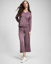 PURPLE FLINT - Cotton Sweater Crop Pant | Soma