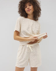 PARCHMENT - Jacquard Terry 5 Inch Short | Soma