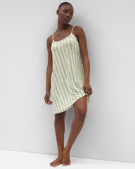 CHILL STRIPE CHAMPAGNE - Cool Nights Chemise | Soma