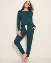 DEEP TEAL - Banded Ankle Pajama Pant | Soma