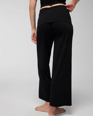 BLACK - 24/7 Fold-Over High-Waisted Bottoms | Soma