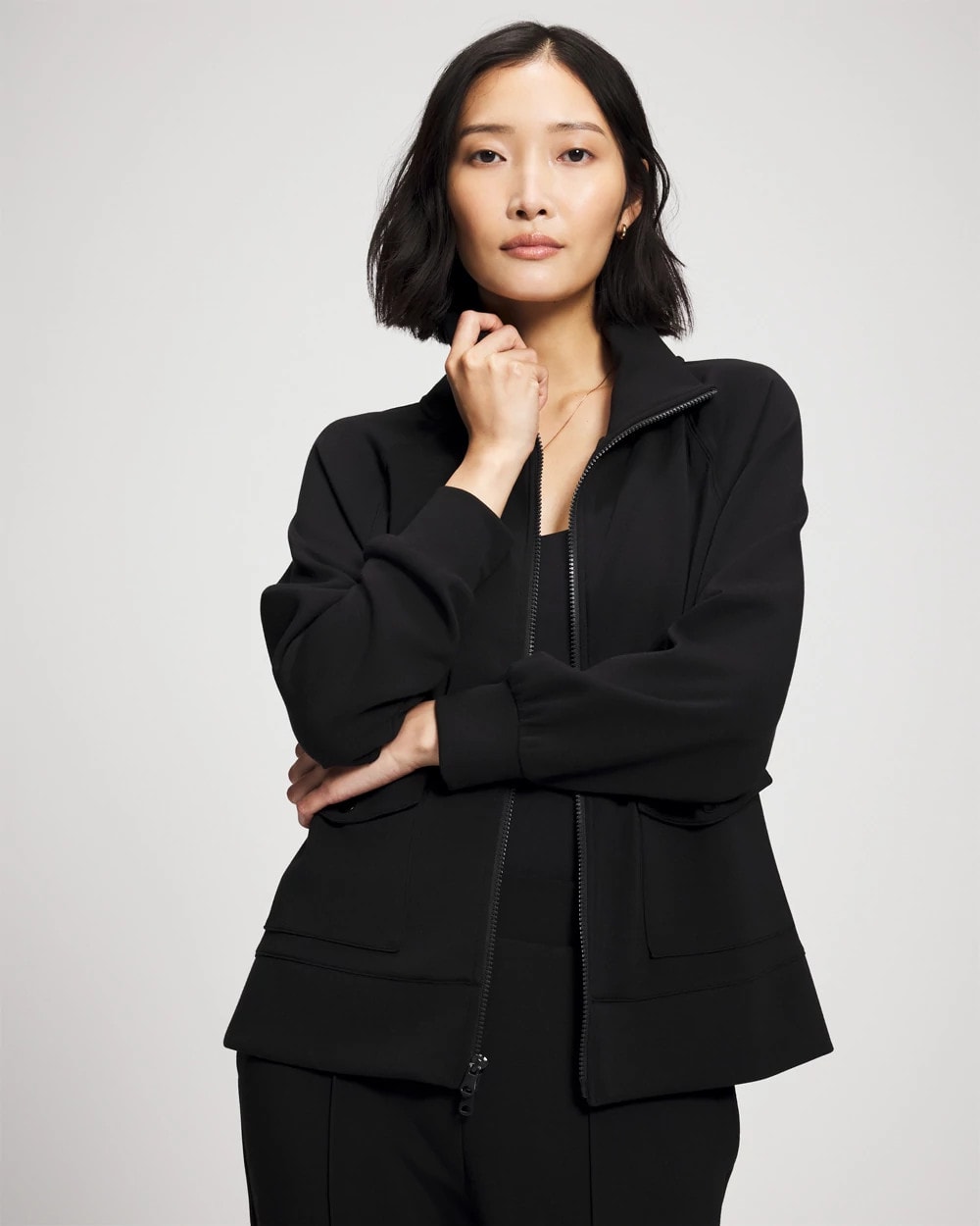 BLACK - Modern Modal Jacket | Soma