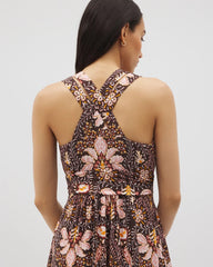 VIVID VINES FRENCH ROAST - Cross Back Strap Bra Dress | Soma