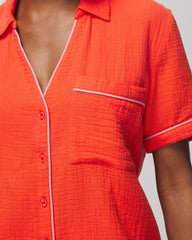 ISLAND GUAVA - Short-Sleeve Pajama Top | Soma