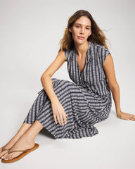BELLE STRIPE NAVY - Serenity Maxi Bra Dress | Soma