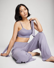 LAVENDER CLOUD - Pointelle Wide Leg Pajama Pant | Soma