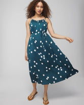 BELLE DOT DARK HARBOUR - Pleated Tie Midi Bra Dress | Soma