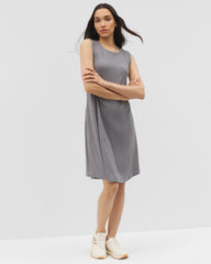 HEATHER CHARCOAL - Rib Lounge Short Dress | Soma