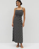 FUNDAMENTAL BLACK COCO - Soft Jersey Paradiso Midi Bra Dress | Soma
