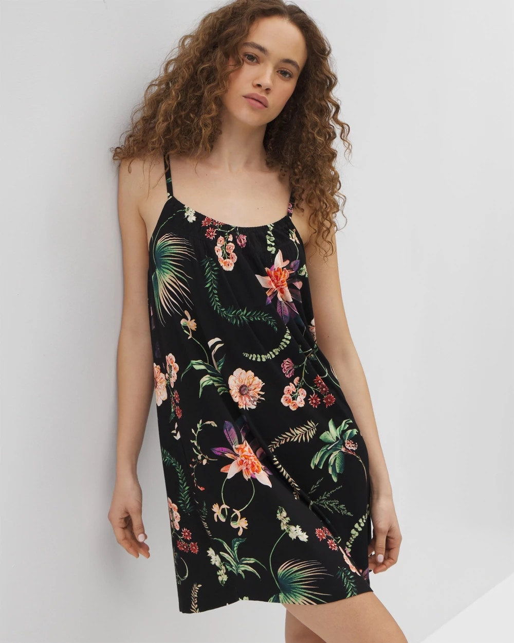 PARADISE PLUMES BLACK - Chemise | Soma