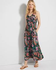PARROT-ISE LUSH EMERALD - Midi Bra Dress | Soma