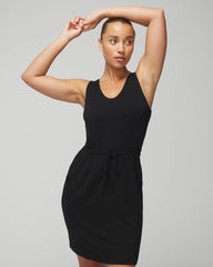 BLACK - V-Neck Sneaker Dress | Soma