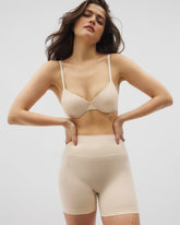 PALE SAND - Mid-Level Shaping Seamless Shorts | Soma