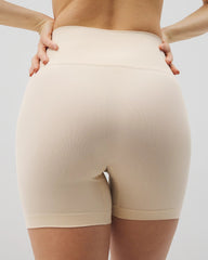 PALE SAND - Mid-Level Shaping Seamless Shorts | Soma